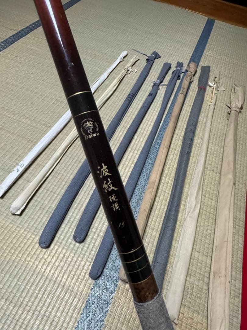 【本日週末限定価格】ヘラブナ竿10本セット＋竿立て2本
