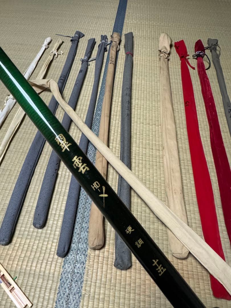 【本日週末限定価格】ヘラブナ竿10本セット＋竿立て2本