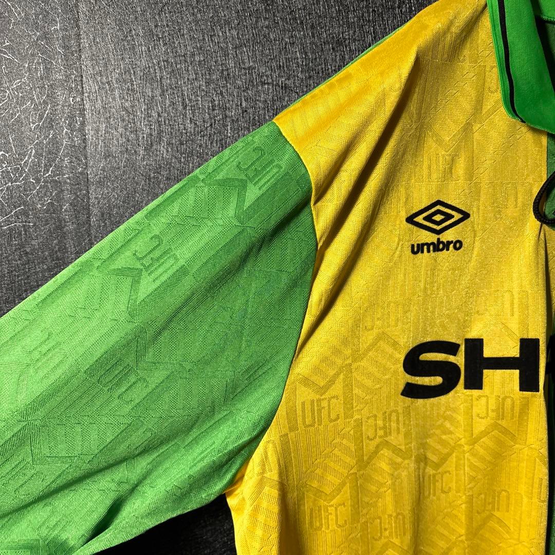 【★マンU】 アンブロ 古着 メンズサッカー 93年 ユニフォーム 2XL 希少