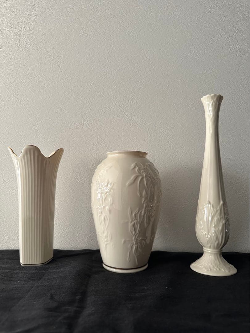 LENOX レノックス　フラワーベース3セット　花瓶　24k金彩