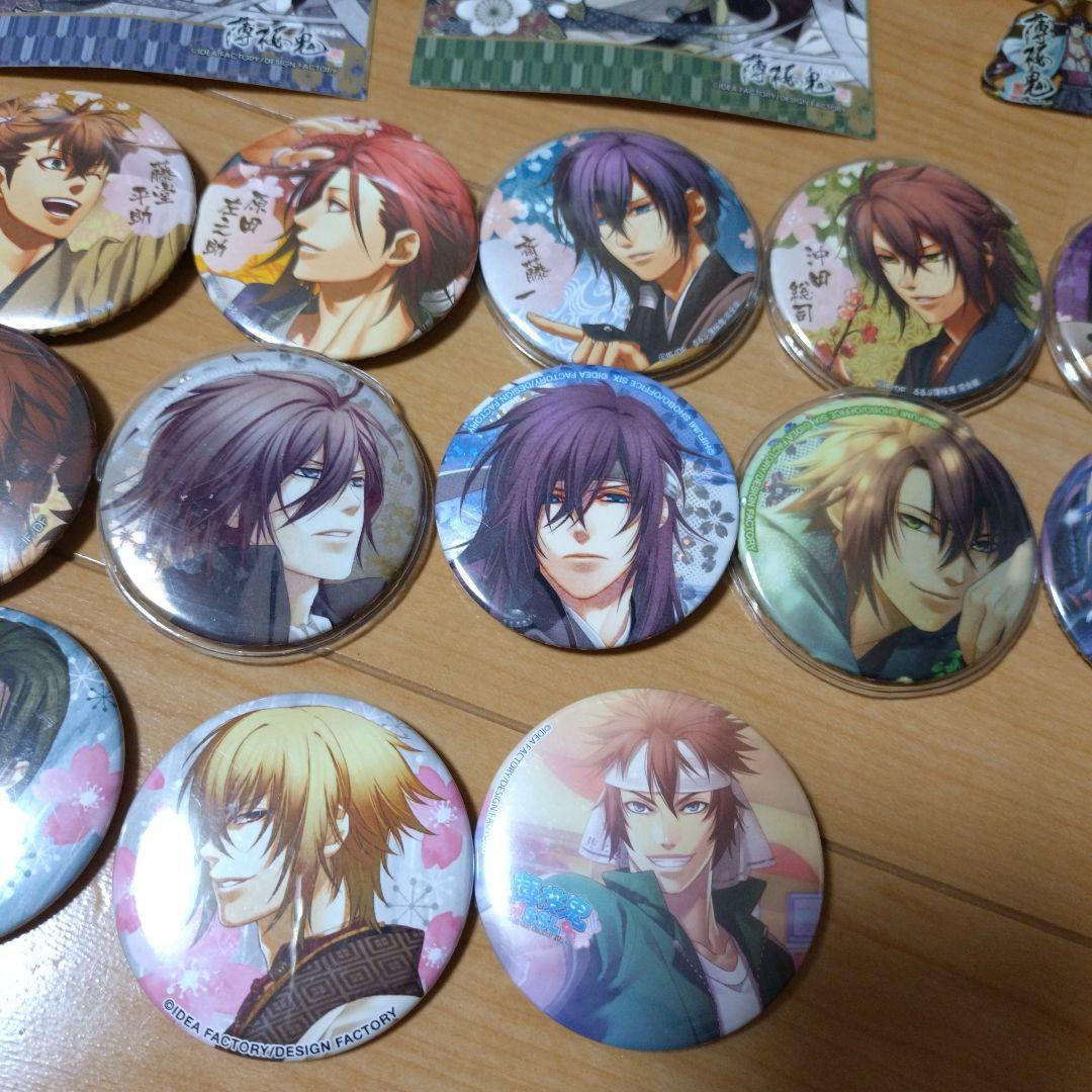 薄桜鬼 カード 缶バッジ アクキー アクリル ストラップ るるぶ