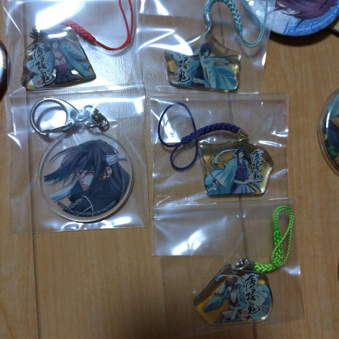 薄桜鬼 カード 缶バッジ アクキー アクリル ストラップ るるぶ