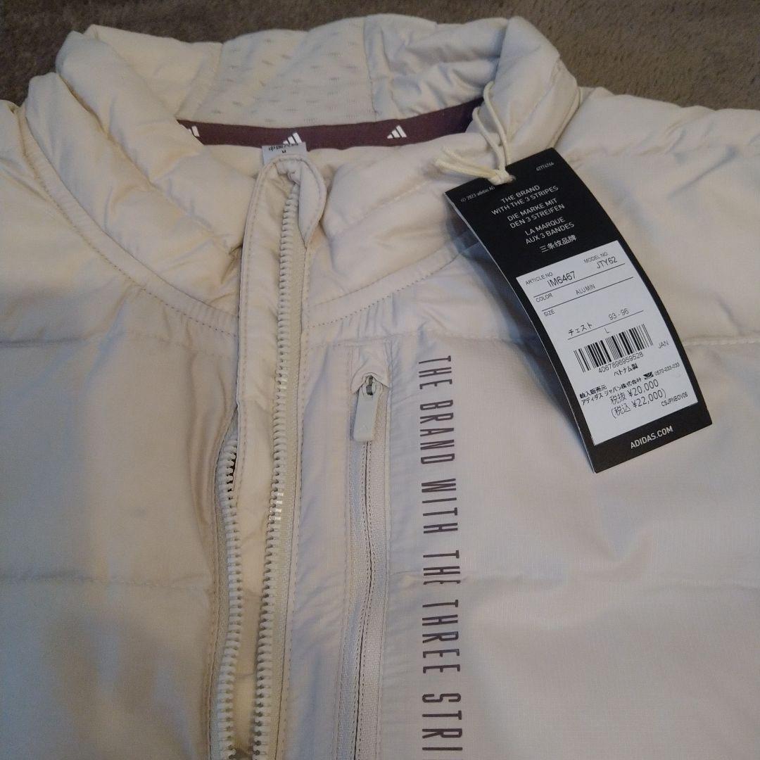 新品 アディダス ゴルフ adidas golf ダウン 防風 ジャケット L
