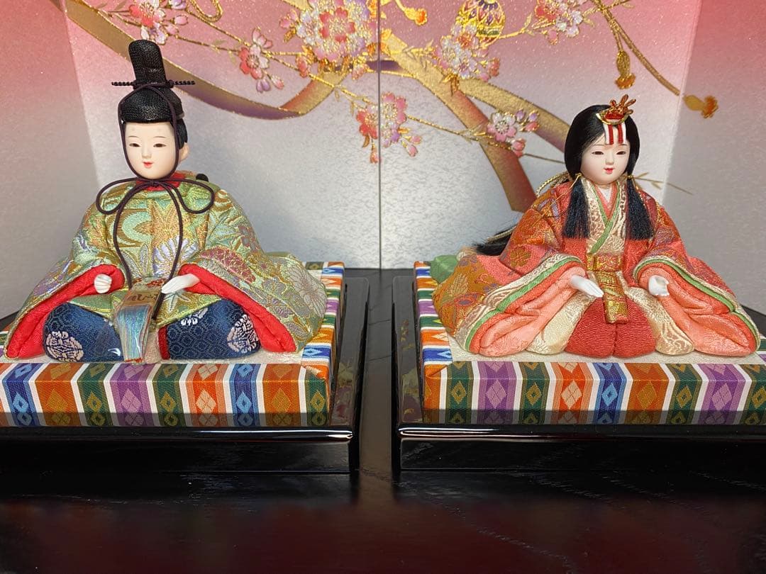 東京久月　木目込人形　ほのか　親王平飾り・頭　杉田明十志　原作・木目込　木村　綾