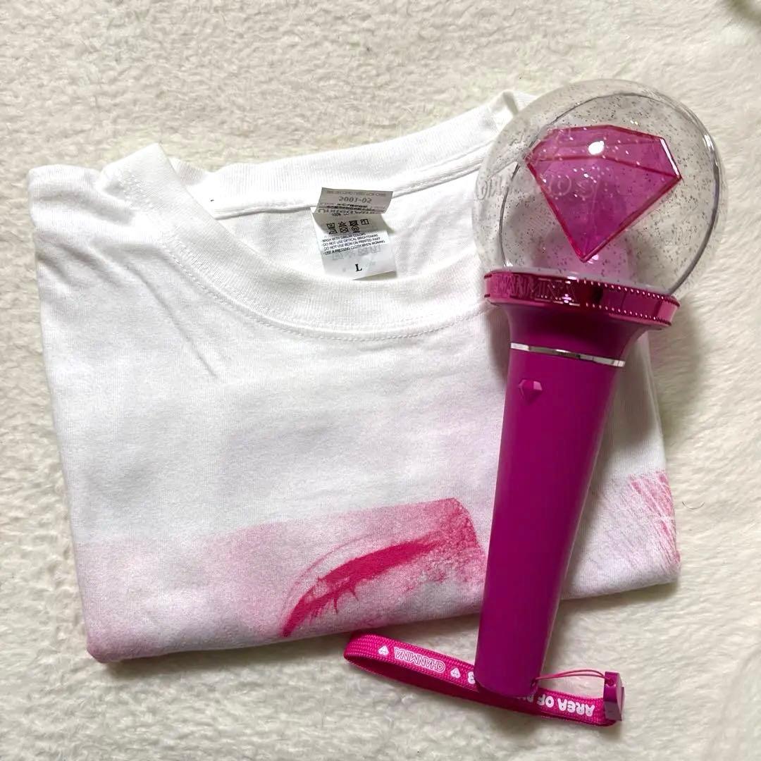 美品✨️ちゃんみなAREA OF DIAMOND 3 tシャツLサイズ&ペンライト