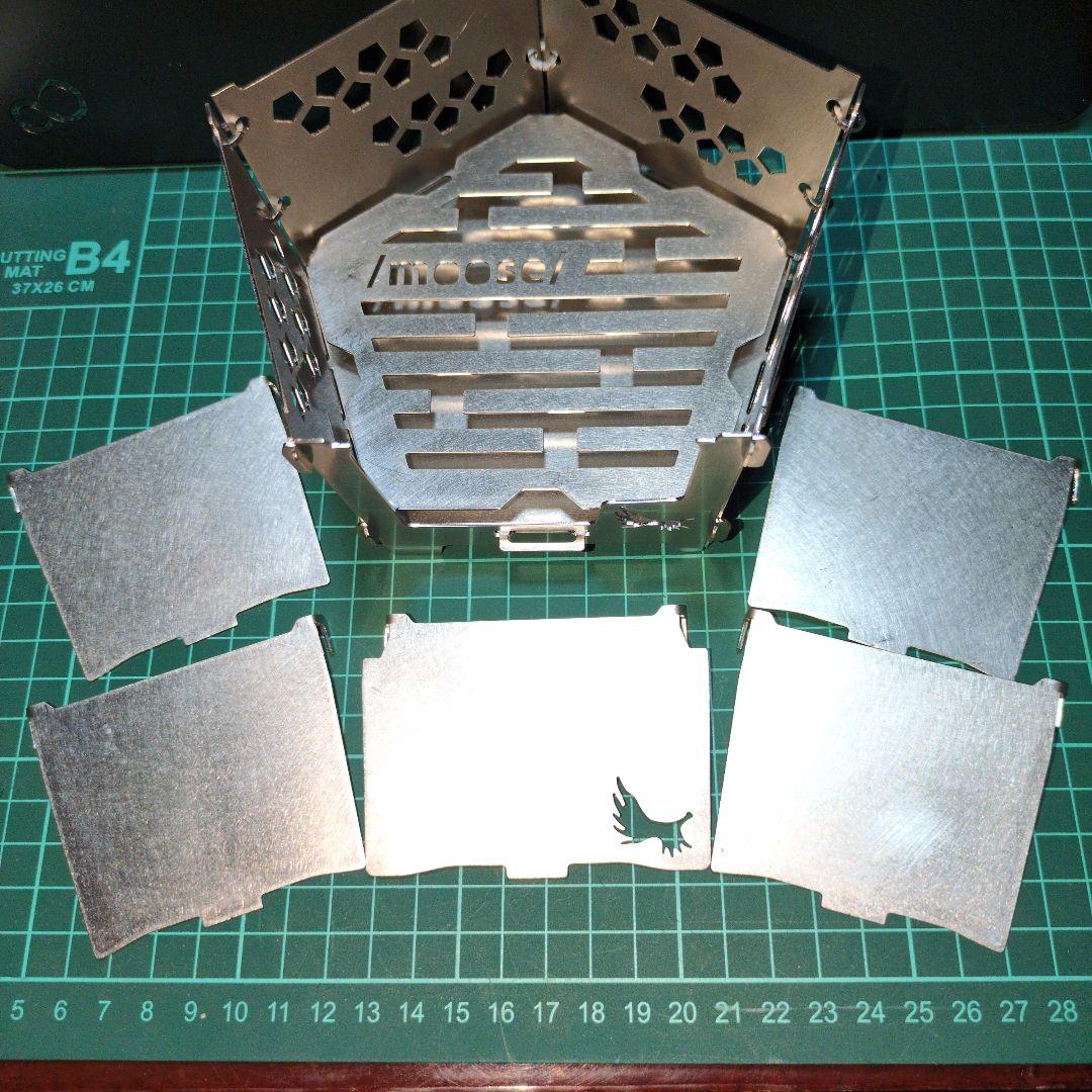 ムースルームワークス 灯籠mini 焚き火台 ステンレス製 未使用品
