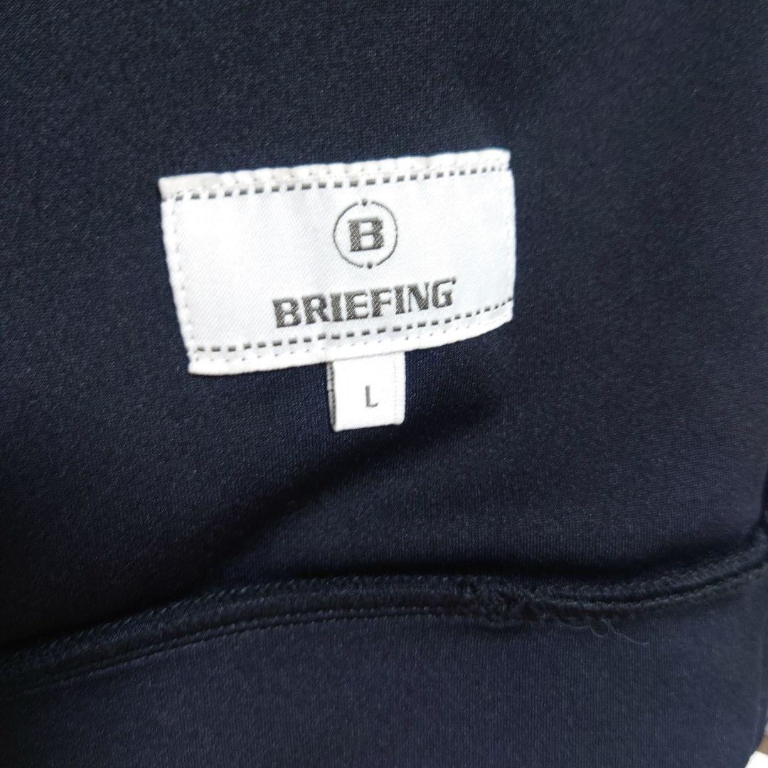 BRIEFING フード付きトップスブラック