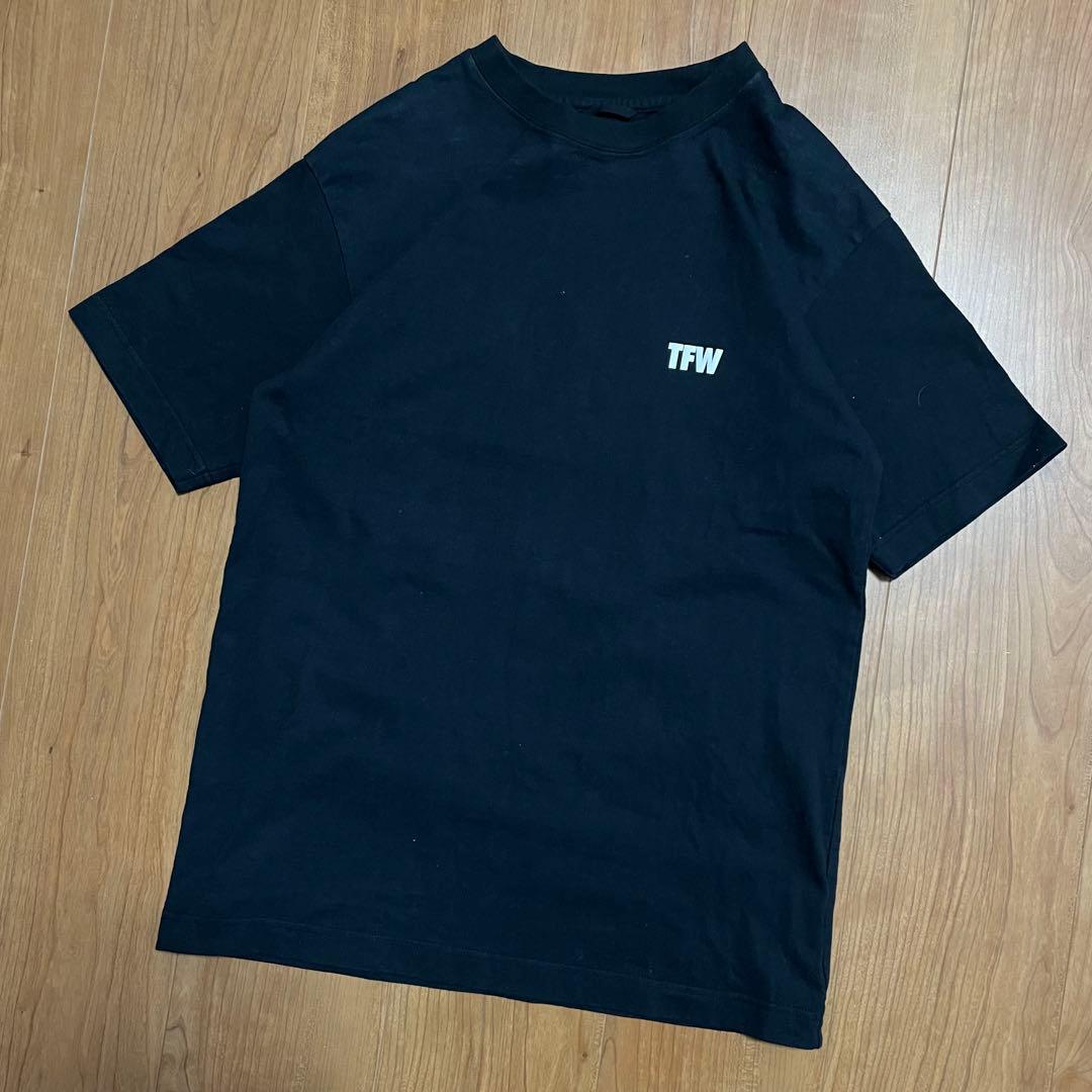 TFW49 Tシャツ　ホワイト　ブラック　S junhashimoto ゴルフ