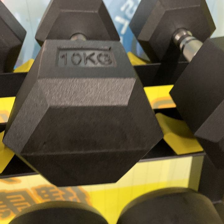 ラバーヘックス  ダンベル　２.5kg 5kg   ７.5kg 10kg