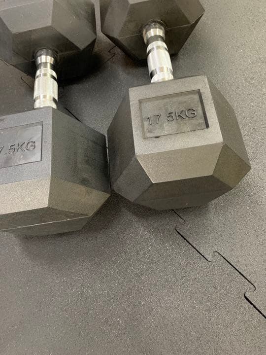 ラバーヘックス  ダンベル　２.5kg 5kg   ７.5kg 10kg