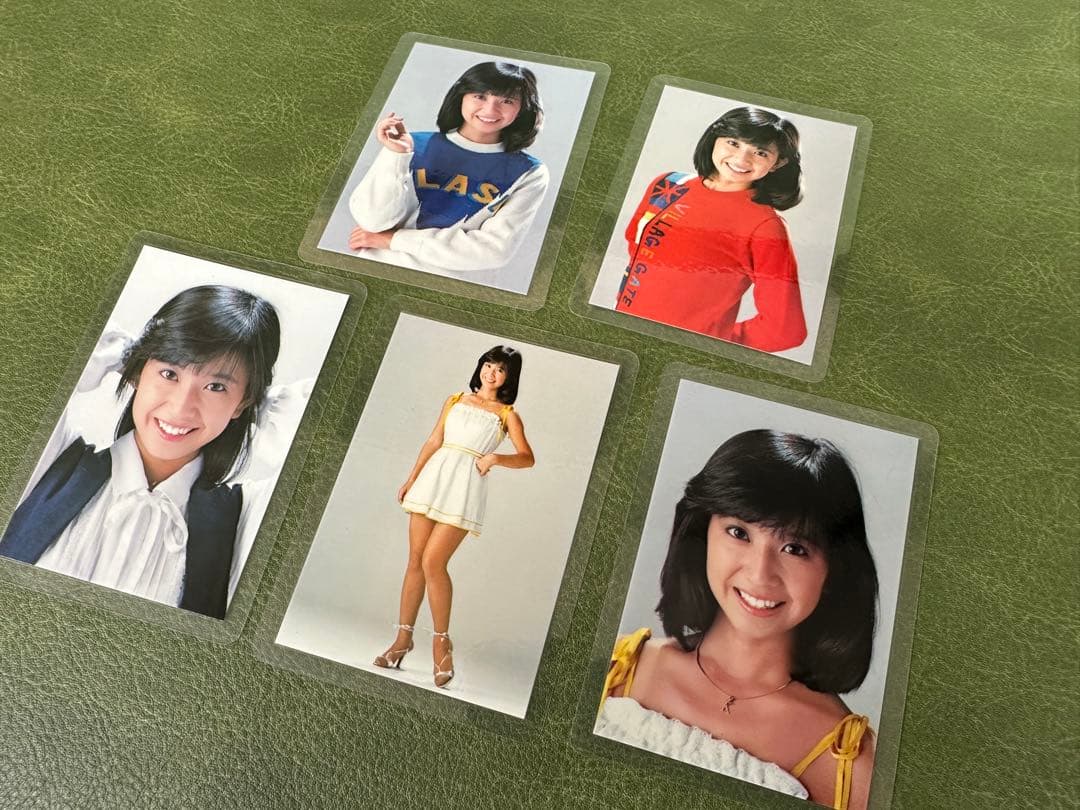大場久美子　ブロマイド　当時品　5枚セット　昭和アイドル　昭和レトロ