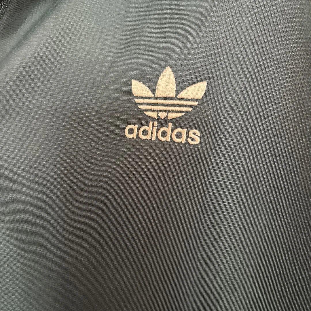 adidas モスグリーンジャージ ジャケット XL