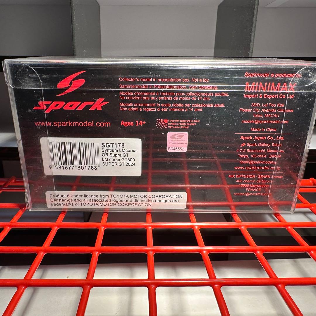 SUPER GT 2024 SPARK 1/43スパーク スーパーGTミニカー