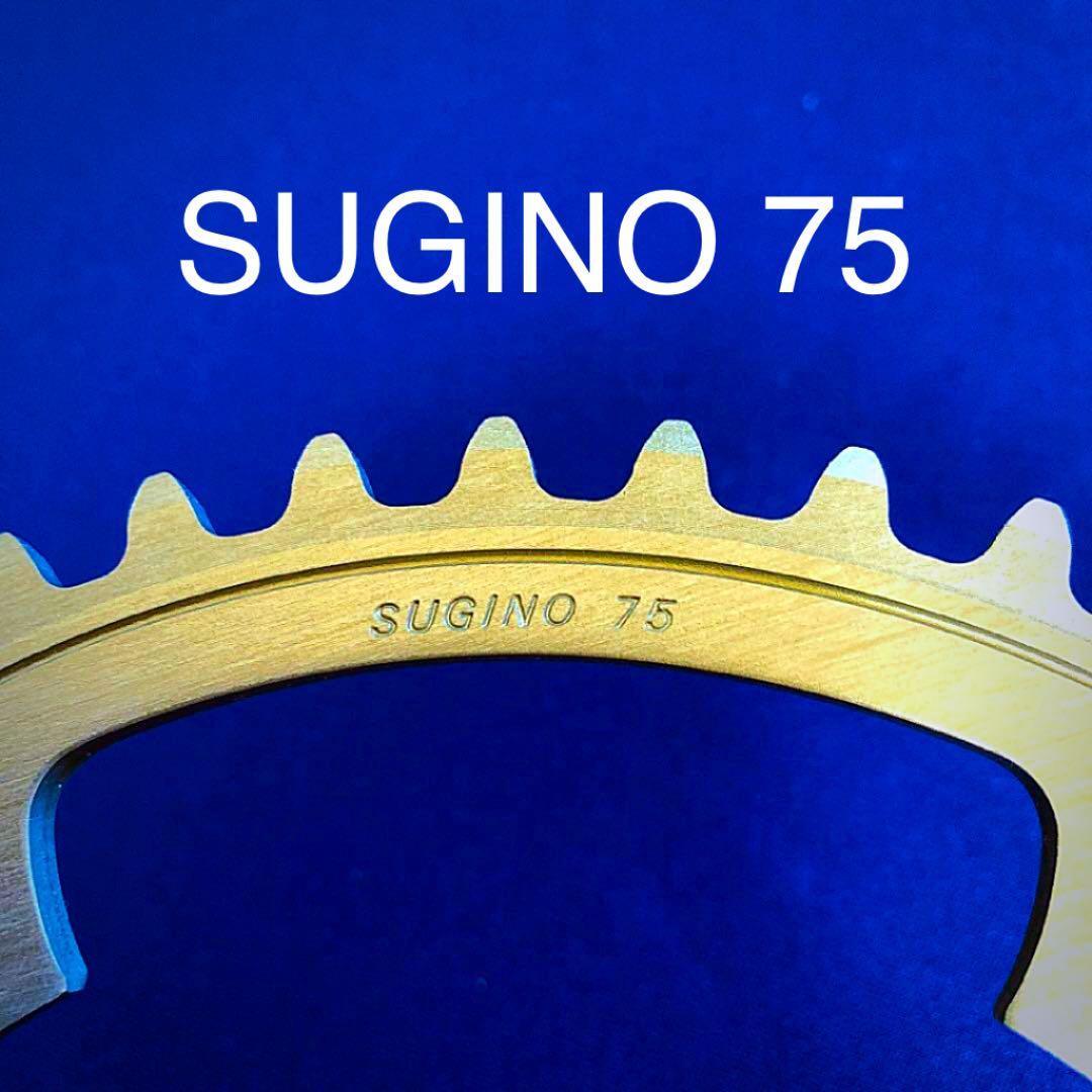 特注！！★タフラムコーティング スギノ75 ピストチェーンリング 47T