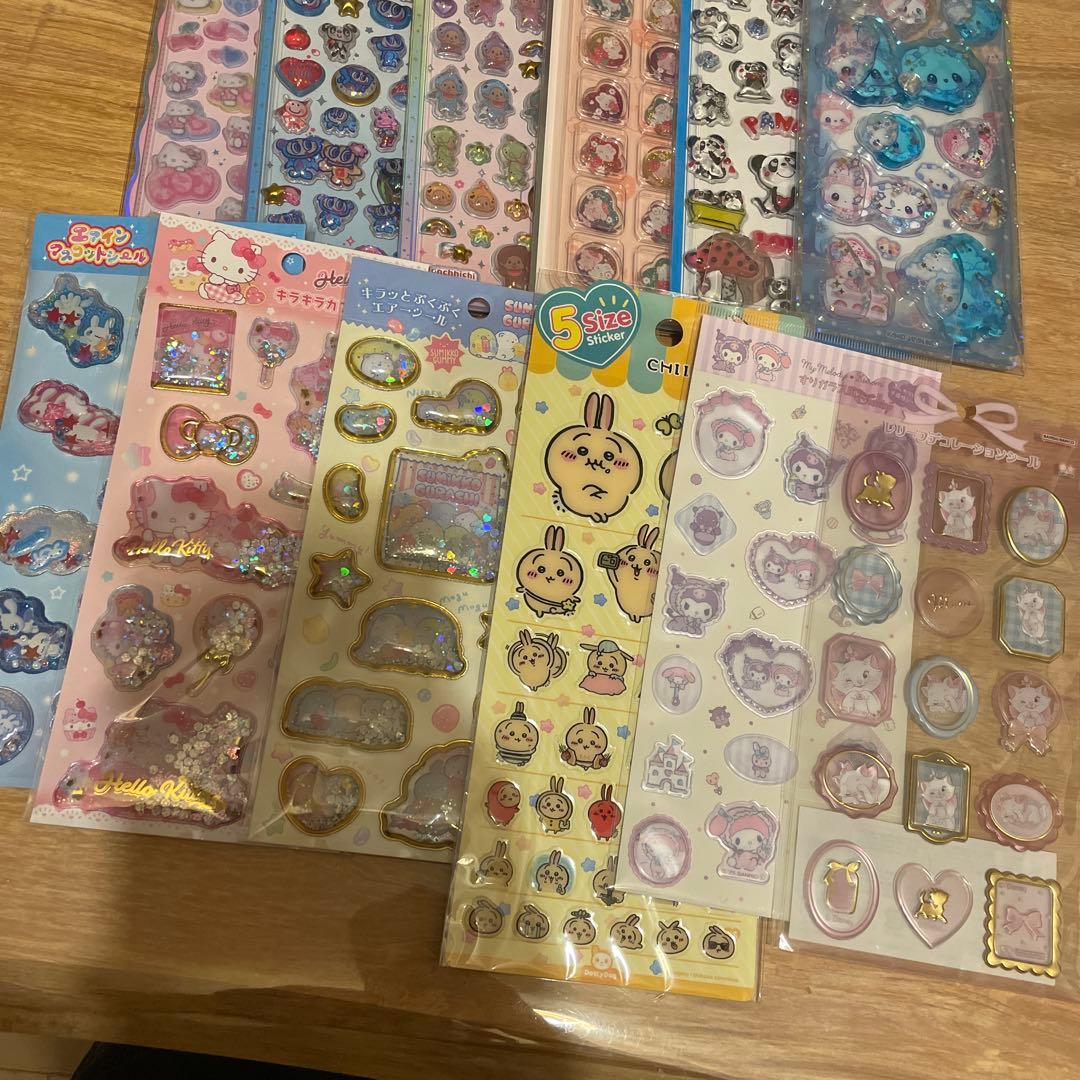 【正規品 定価販売中】 うるちゅるPOPシール コットンパフィなど サンリオ