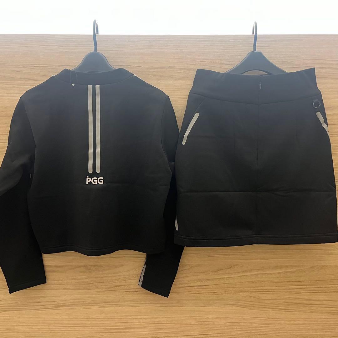 新品★61,600円 0（ S）PGG パーリーゲイツ 裏起毛セットアップ