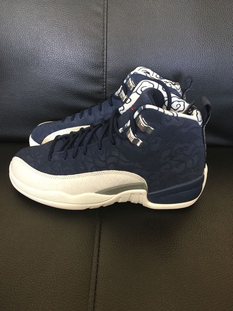 Air Jordan 12 ネイビー/ホワイト