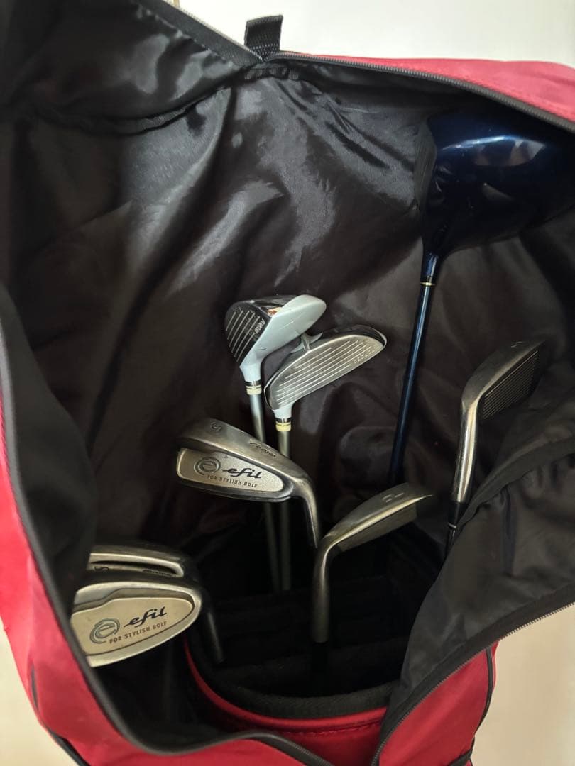 POLO GOLF キャディバッグ 赤　レディース