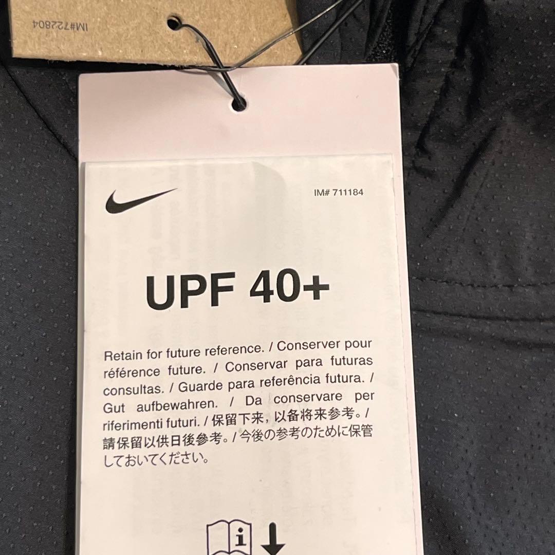 新品‼️ナイキ　ウィンドランナー　長袖 フルジップ　撥水加工　UV加工　黒　M