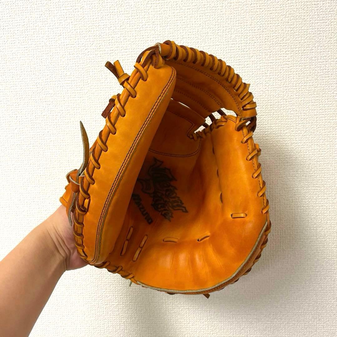 121 ミズノ ビクトリーステージ 美品 即戦力 軟式 キャッチャーミット