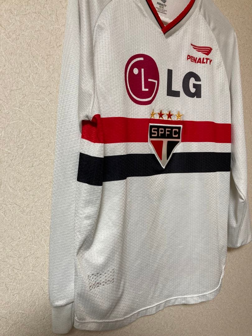 レトロサッカーシャツ　サンパウロ　PENALTY長袖シャツ