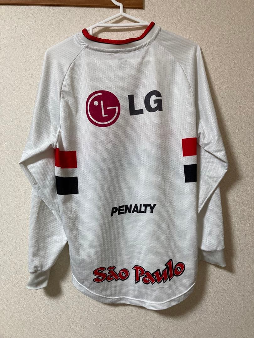 レトロサッカーシャツ　サンパウロ　PENALTY長袖シャツ