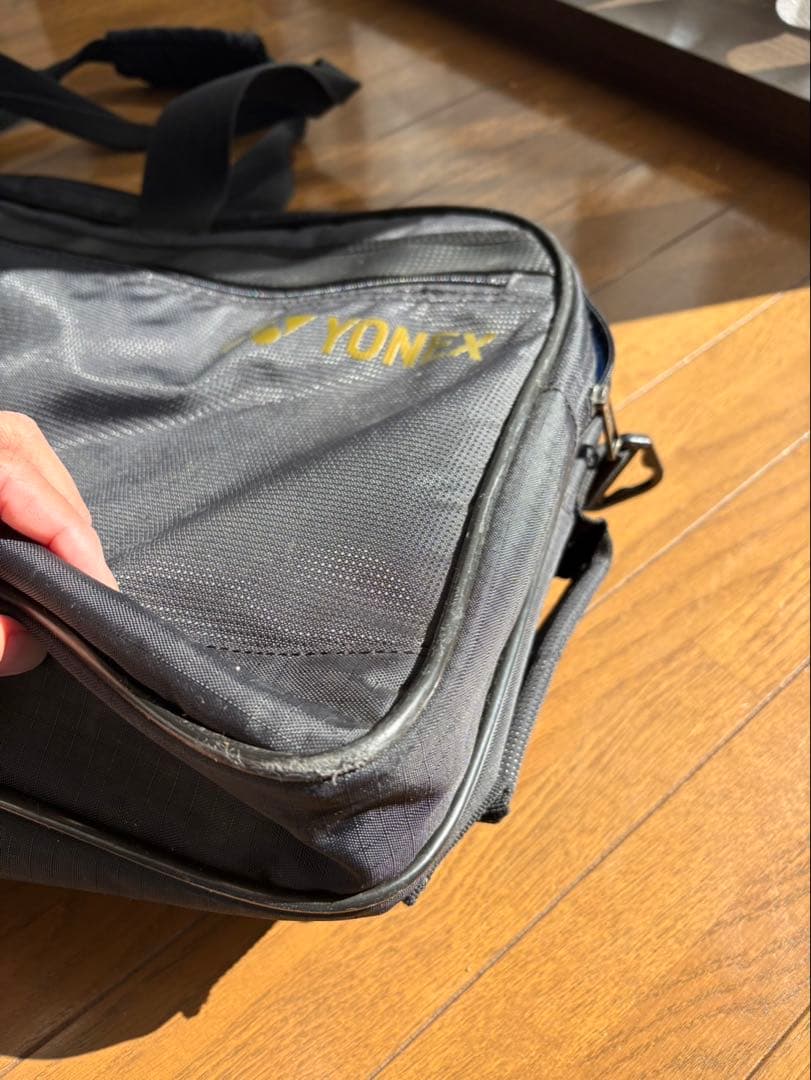 【割引中】YONEX バドミントンバッグ ブラック トーナメントバック　テニス