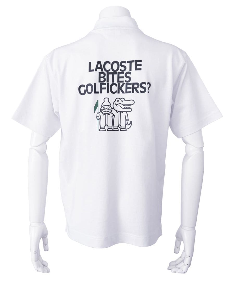 西*か様 LACOSTE x Golfickers \"Mockneck\" -Wh