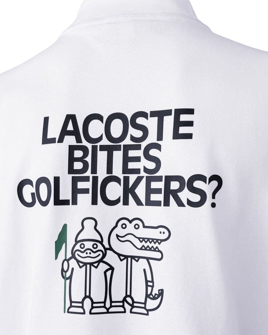 西*か様 LACOSTE x Golfickers \"Mockneck\" -Wh