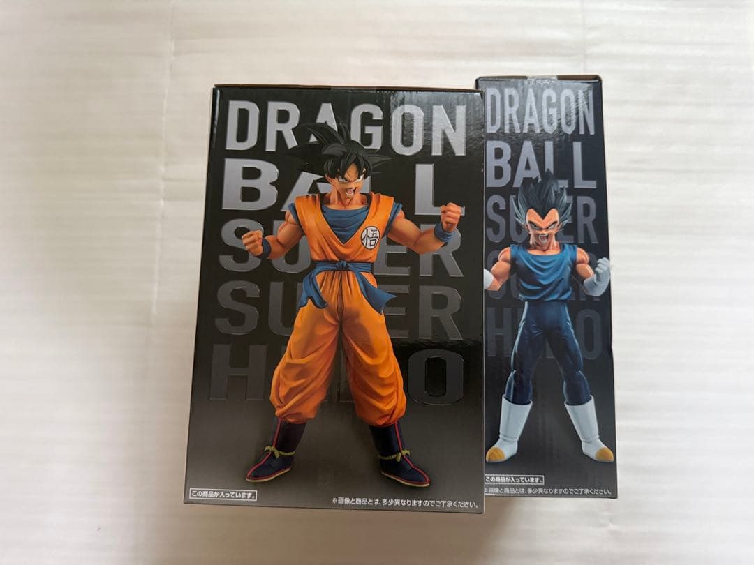 一番くじ　ドラゴンボール超スーパーヒーロー　C賞　孫悟空　D賞　ベジータ