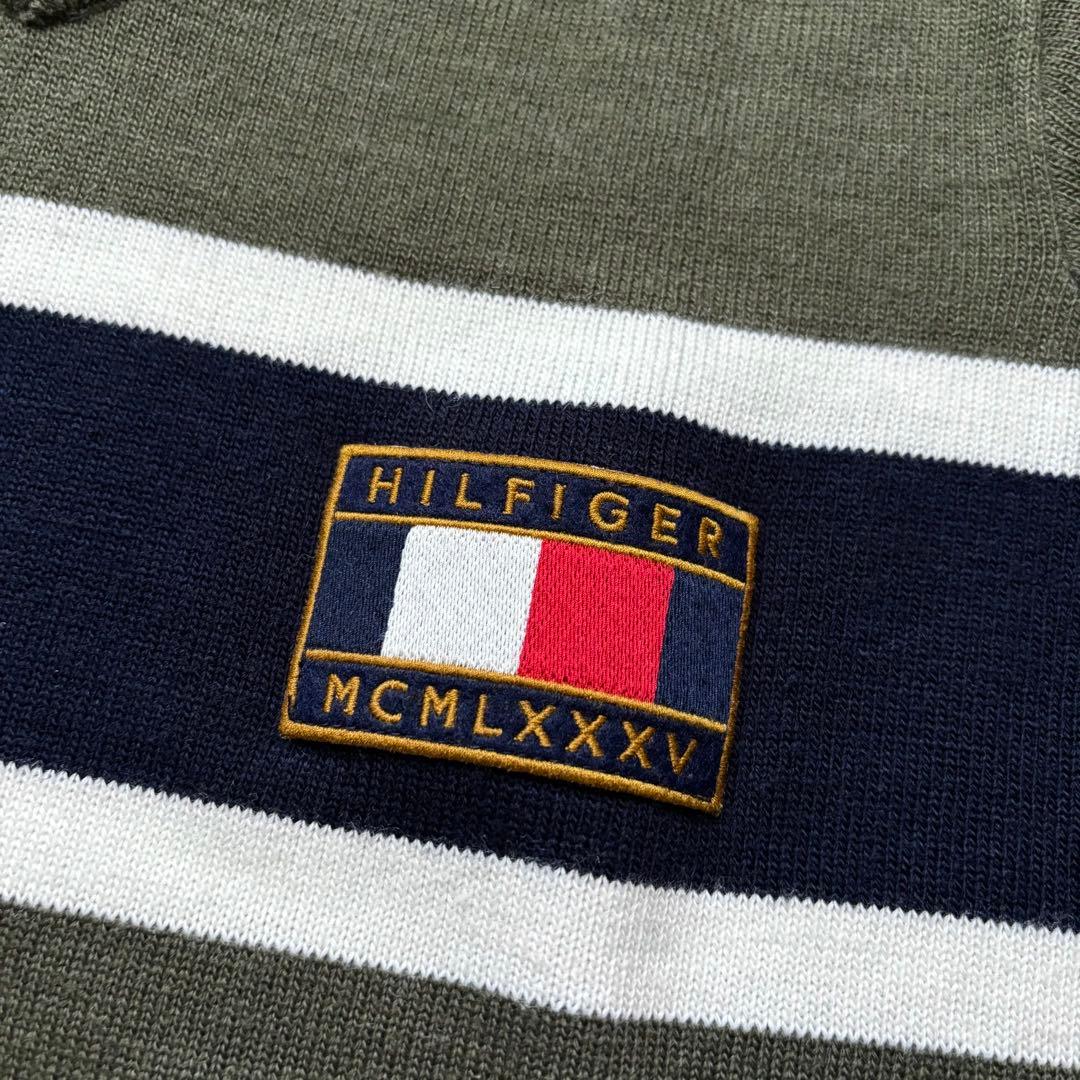 【美品】  GOLF Ｖネックニットセーター ワッペン