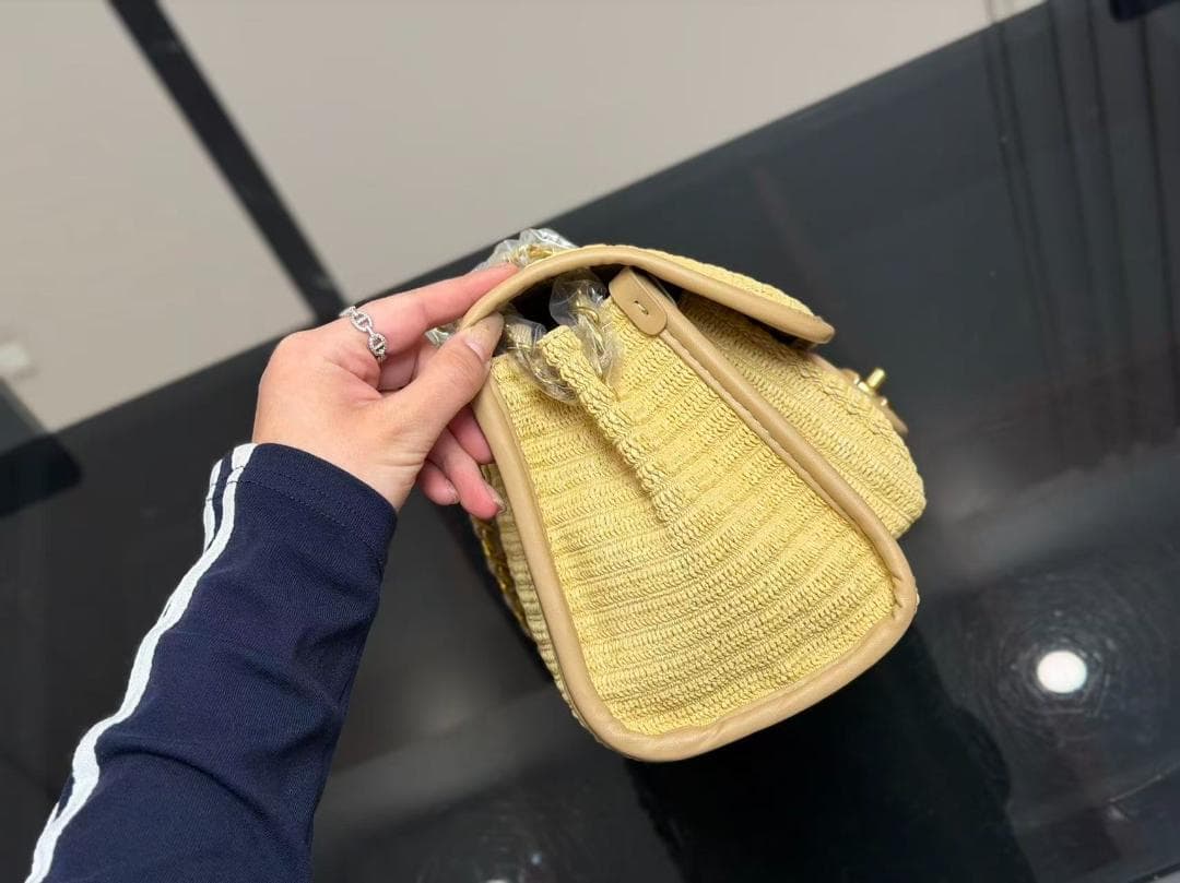 VIP顧客限定 非売品 黄色 ツイード ショルダーバッグ~~~