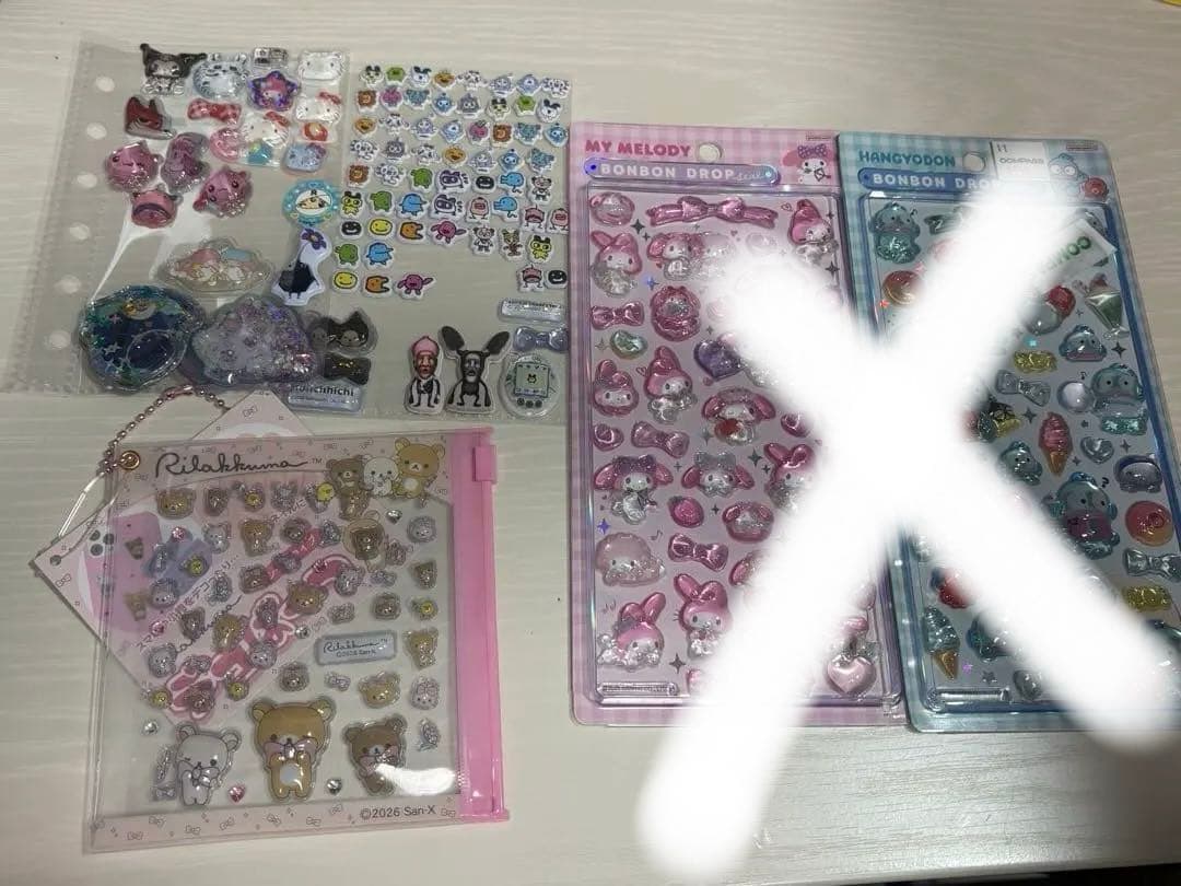 ボンボンドロップシール　キャラクターシールセット ほっぺちゃん　サンリオ