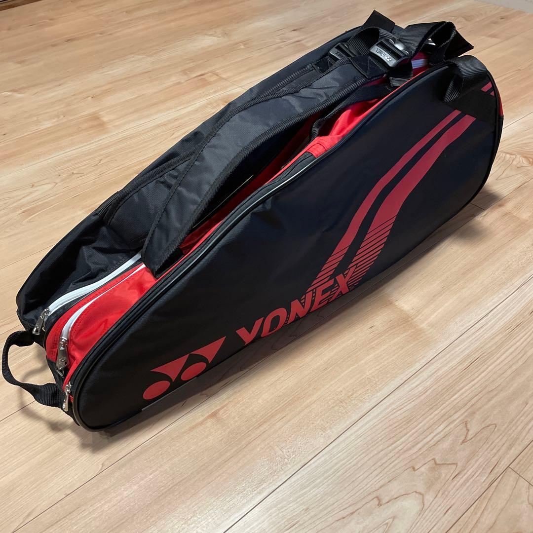 YONEX ラケットバッグ 黒/赤