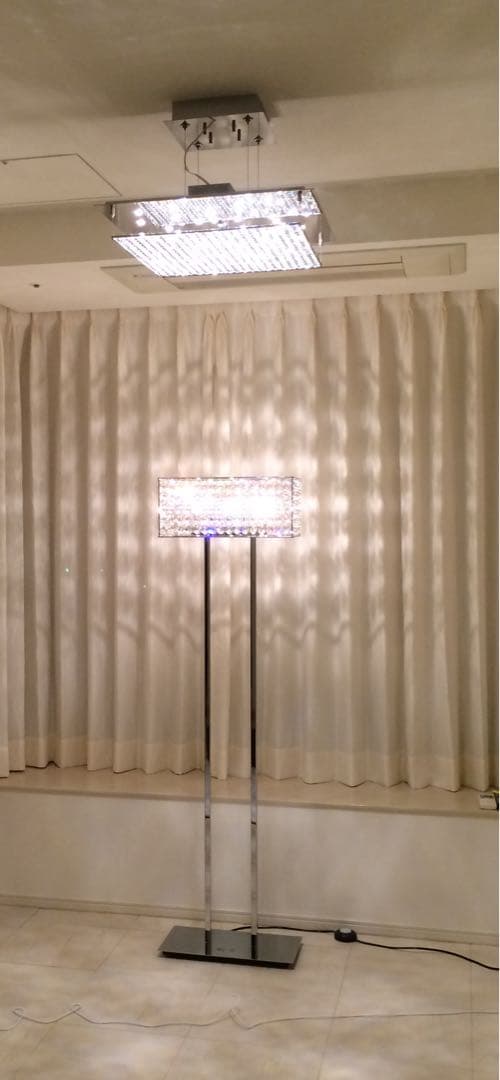 クリスタルビーズ☆フロアスタンド