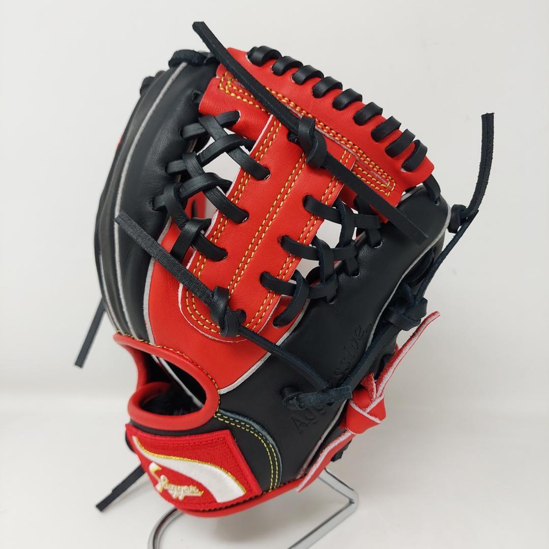 久保田スラッガー 少年軟式グローブ LT25-GJ8 J7型 レッド×ブラック