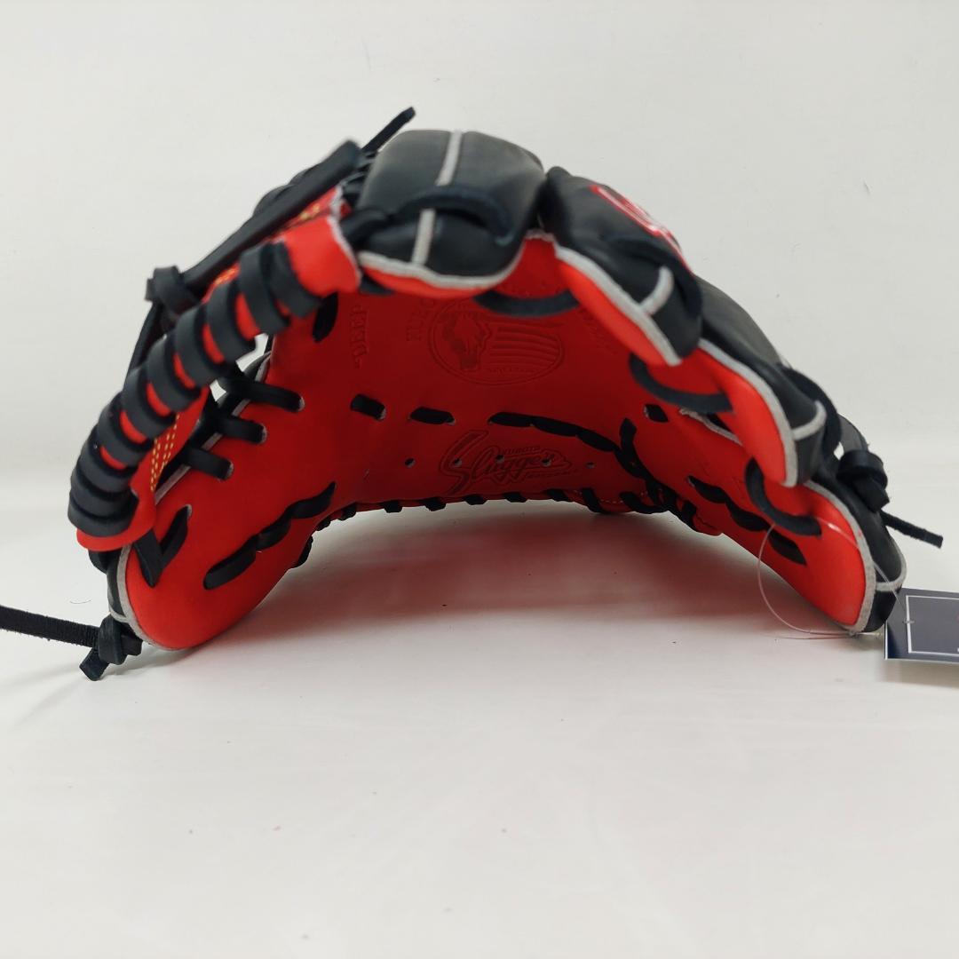 久保田スラッガー 少年軟式グローブ LT25-GJ8 J7型 レッド×ブラック