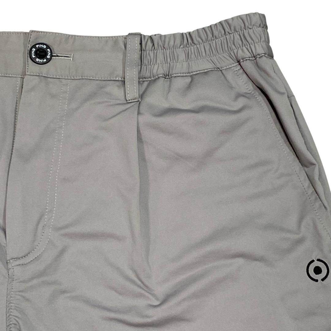 PING ピン 撥水 ショートパンツ L グレー ブラック ゴルフ メンズ