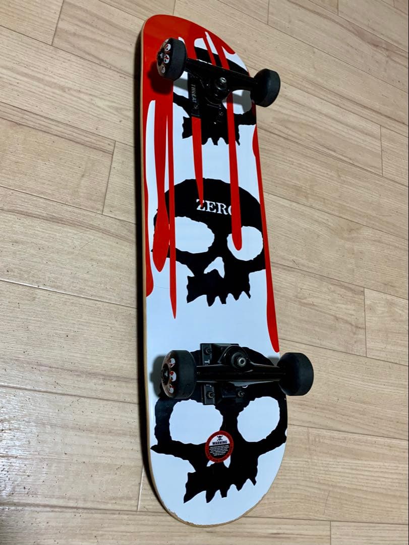 ZERO スカルデザイン スケートボード