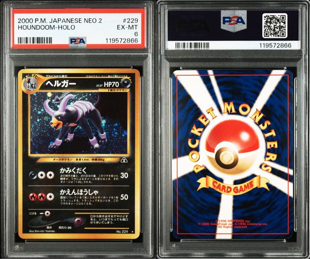 【PSA6】デルビル ヘルガー まとめ売り 旧裏 旧裏面 キラ ホロ