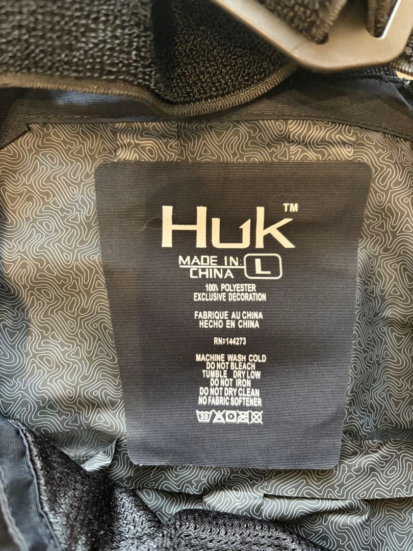 HUK フィッシングパンツ ビブパンツ