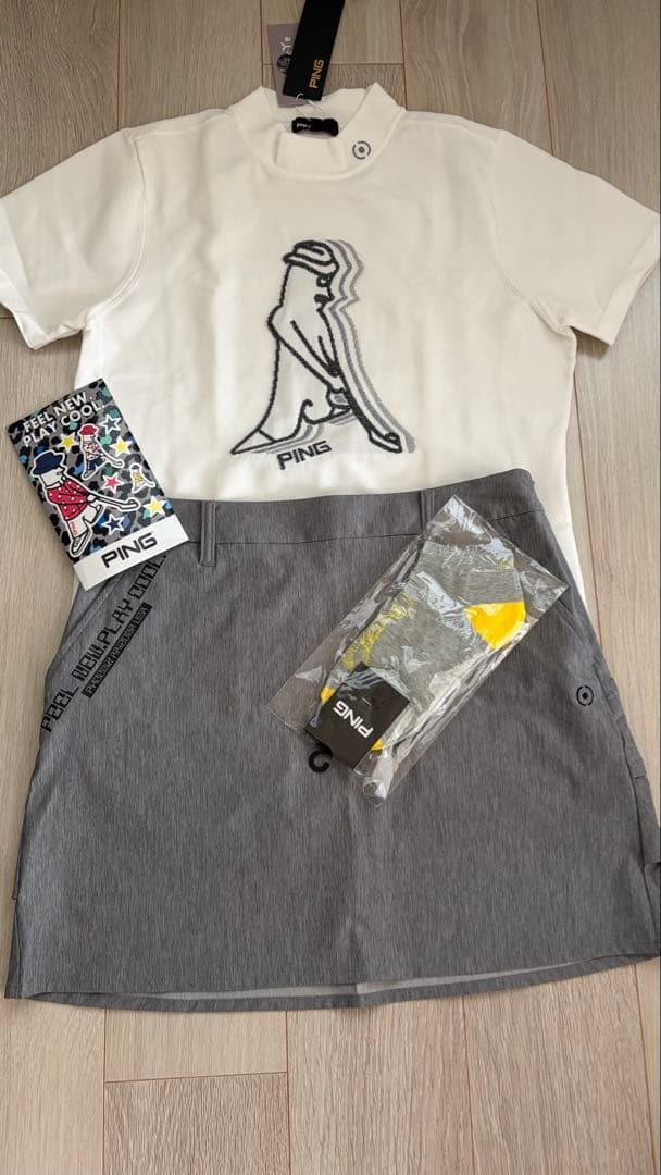 PING ポロシャツ&スカート&ソックスセット【新品】