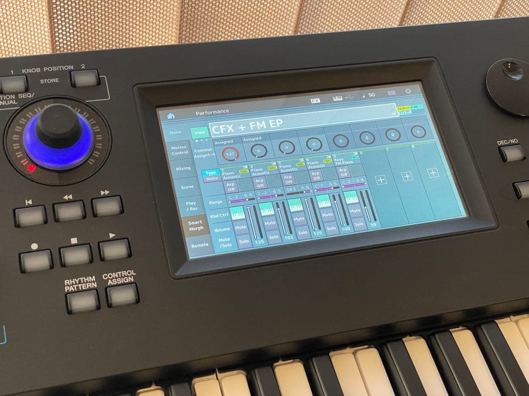 YAMAHA MODX7 76鍵シンセサイザー 純正ソフトケース付き