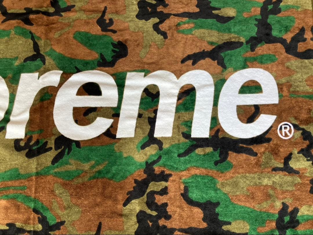 Supreme シュプリーム ビーチタオル カモフラ 迷彩 大判 バスタオル