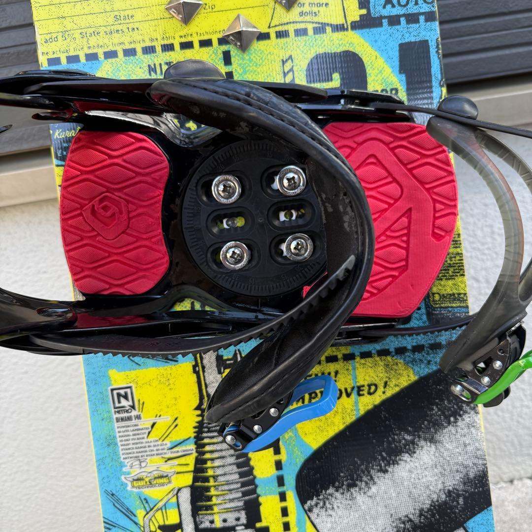 期間限定値下NITRO Demand 146cm Salomonバインセット
