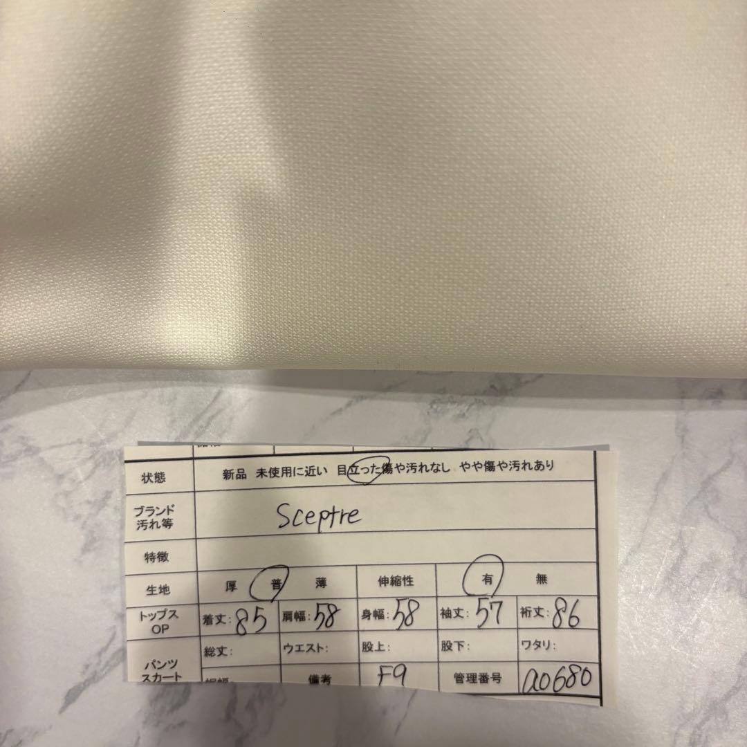 セプター ポロシャツ 長袖 スポーツ ホワイト 白　XO 大きい　ラグビー