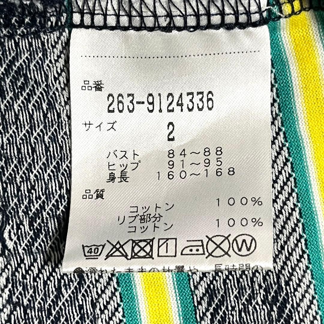 ジャックバニー ゴルフウェア ワンピース 2サイズ 総柄 カラフル