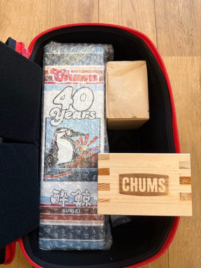 【限定】酔鯨×CHUMS 40ys 純米酒　国産ひのき枡