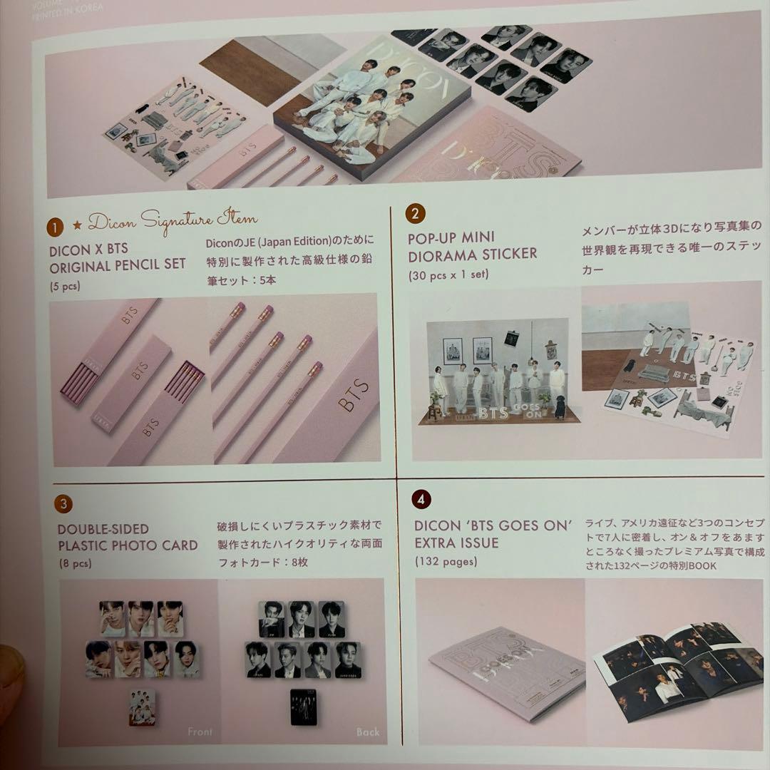 BTS GOES ON D'ICON フォトブック