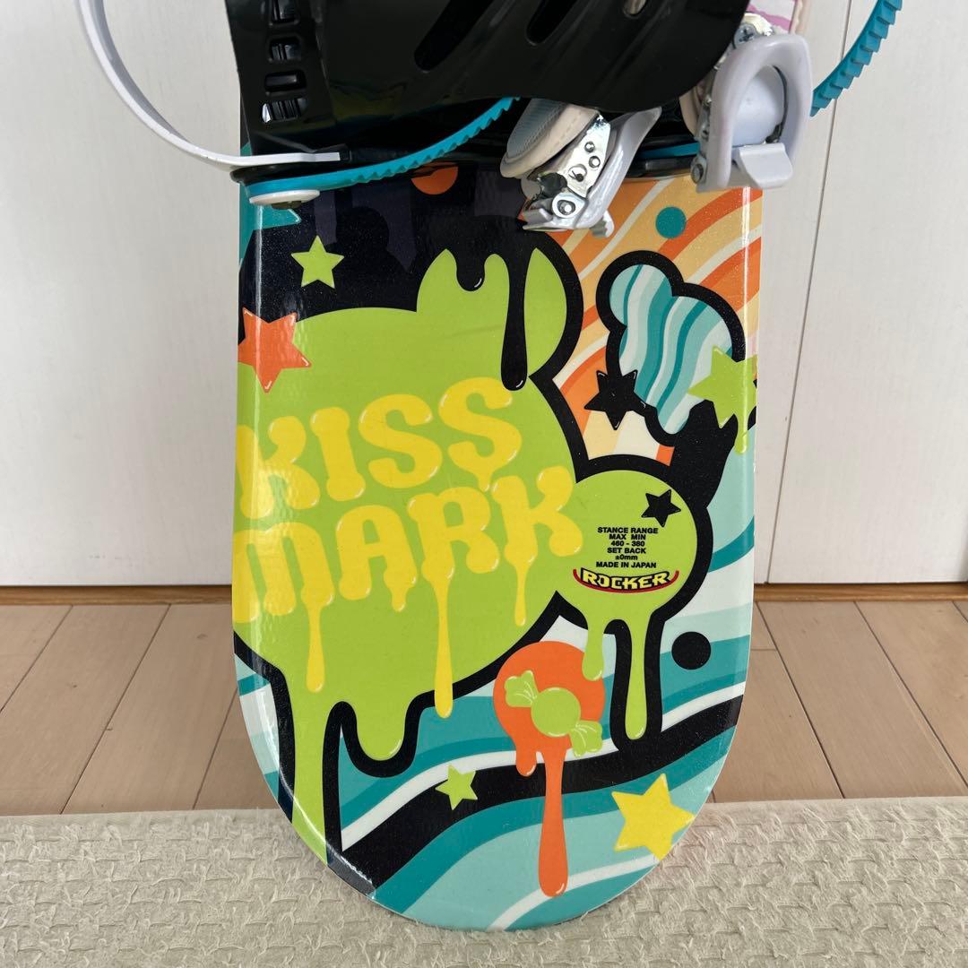 スノーボード　キッズ　板　ビンディング　キスマーク　130cm